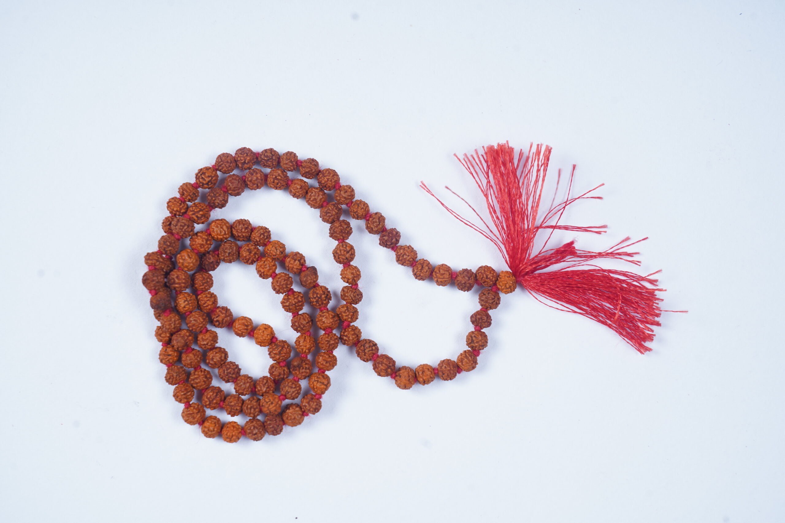 6-7 mm 5 Mukhi Rudraksha Mala 108+1 1500 Rs (2)
